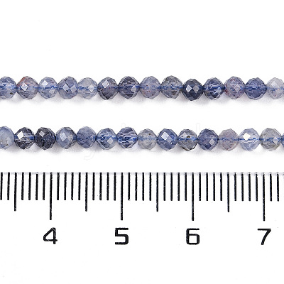 Natural Iolite Beads Strands X-G-N342-32-1