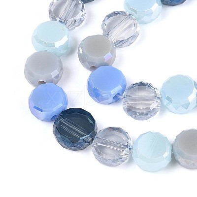 Electroplate Glass Beads Strands EGLA-N022-03A-A04-1