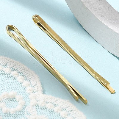 Ion Plating(IP) 304 Stainless Steel Hair Bobby Pins M043-01G-1