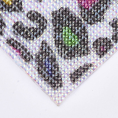 Glitter Hotfix Resin Rhinestone RB-T012-21B-1