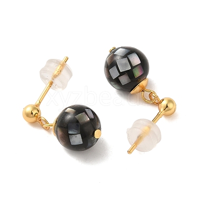 Sterling Silver Dangle Earrings EJEW-K273-21G-1