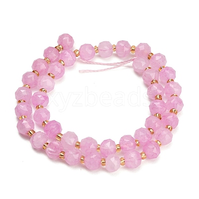 Dyed Imitation Jade Glass Beads Strands GL-Z001-02B-05-1