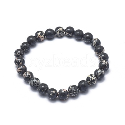 Synthetic Regalite Bead Stretch Bracelets BJEW-K212-B-025-1-1