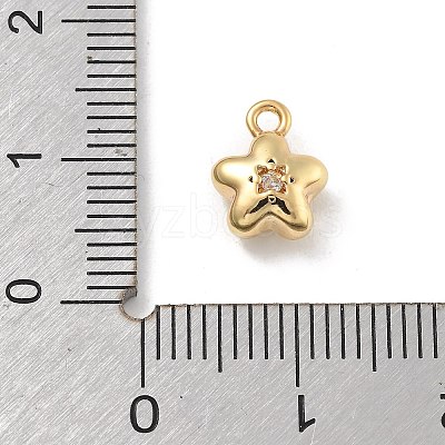 Brass Micro Pave Cubic Zirconia Pendants LS-KK-D283-19G-1
