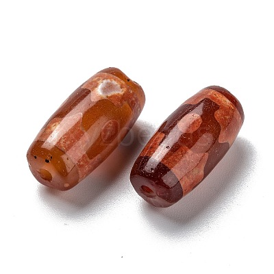 Tibetan Style dZi Beads TDZI-D009-01I-12-1