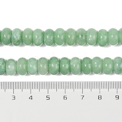 Dyed Natural White Jade Beads Strands G-G107-A21-01-1