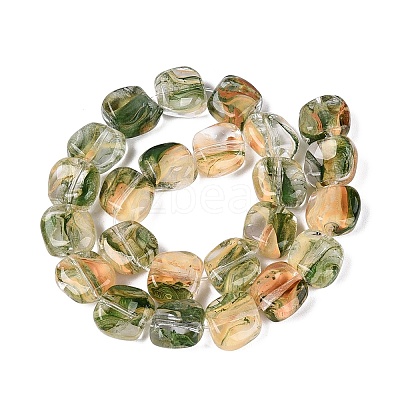 Handmade Lampwork Beads Strands LA-N046-01G-1