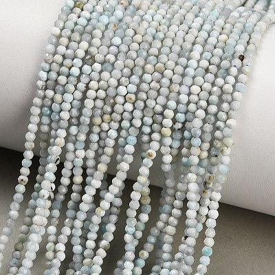 Natural Larimar Beads Strands X-GG-CBA767B-A03-1