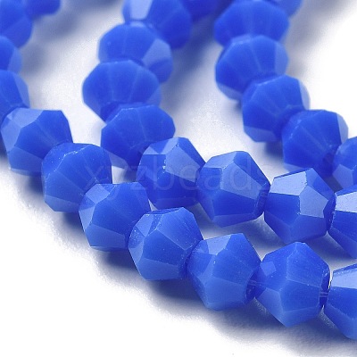 Opaque Solid Color Imitation Jade Glass Beads Strands LS-EGLA-A039-P4mm-D11-1
