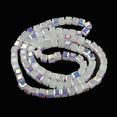Electroplate Glass Beads Strands EGLA-M031-01A-HR11-1