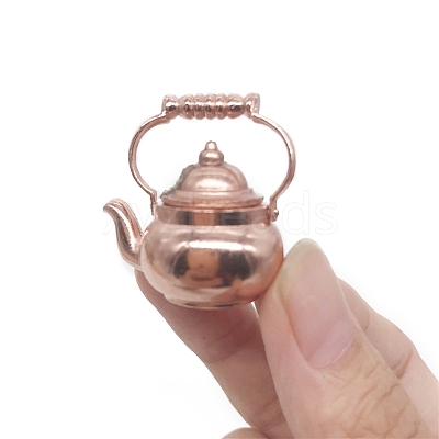 Alloy Miniature Teapot Ornaments LS-BOTT-PW0001-161-1