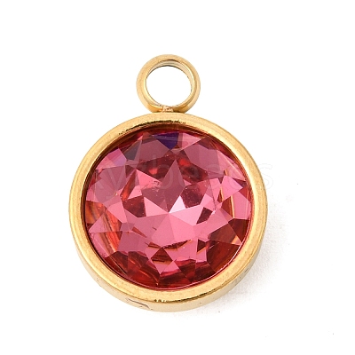Birthstone Theme July 304 Stainless Steel Pendants STAS-K239-01G-A07-1