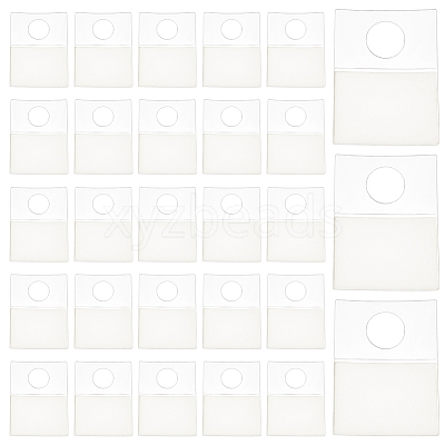 PVC Self-adhesive Jewlery Display Cards Hook FIND-WH0148-491-1
