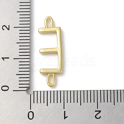 Rack Plating Brass Connector Charms KK-P245-07G-E-1