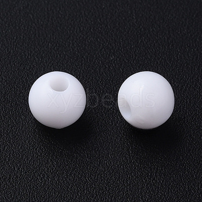 Opaque Acrylic Beads LS-X-MACR-S370-C6mm-01-1