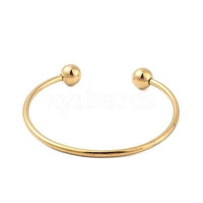 Ion Plating(IP) 304 Stainless Steel European Style Bangles Making PPJ-G001-04G-01-1