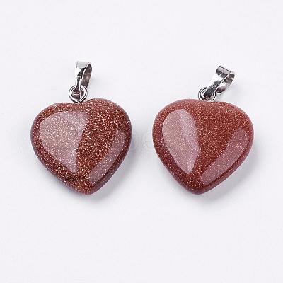 Synthetic Goldstone Pendants G-G956-B15-FF-1