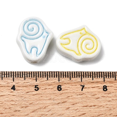 Handmade Porcelain Beads PORC-Z004-01-1