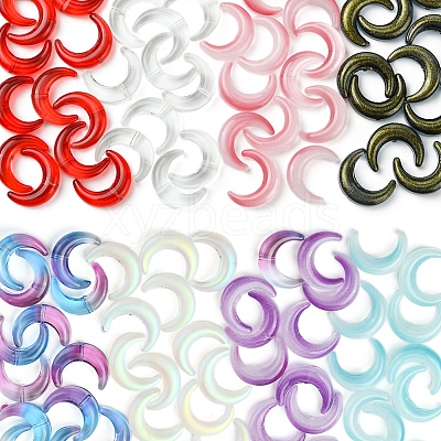 20Pcs Gradient Color Handmade Lampwork Beads LAMP-FS0001-18B-1