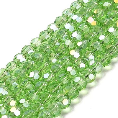 Transparent Glass Beads EGLA-A035-T6mm-B09-1