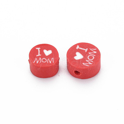 Handmade Polymer Clay Beads CLAY-T019-11B-1