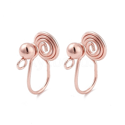 304 Stainless Steel Ear Cuff Findings STAS-H216-02RG-1