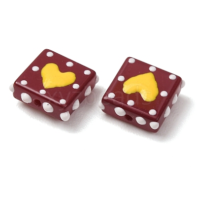 Glass Enamel Beads GL-CBA33A9-03H-1