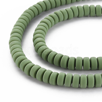 Handmade Polymer Clay Beads Strands CLAY-N008-105-1