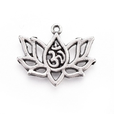 Tibetan Style Alloy Pendants X-TIBE-S301-008TAS-NR-1
