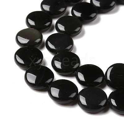 Natural Obsidian Beads Strands G-C238-21B-1