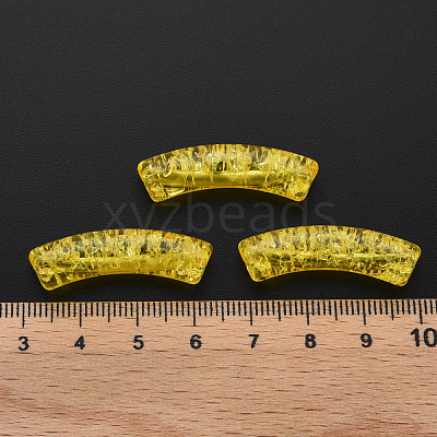 Transparent Crackle Acrylic Beads CACR-S009-001A-N81-1