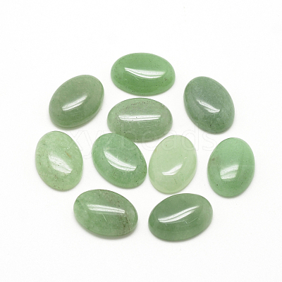 Natural Green Aventurine Cabochons X-G-R415-13x18-43-1