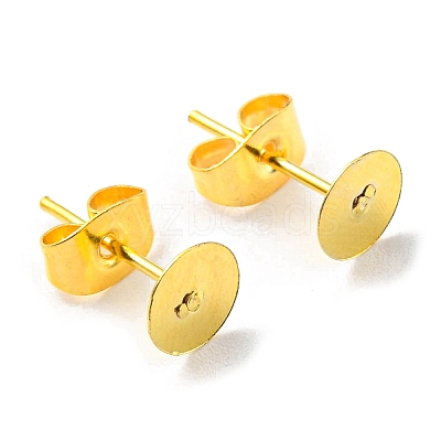 Iron Stud Earring Findings IFIN-Q001-01B-G-1