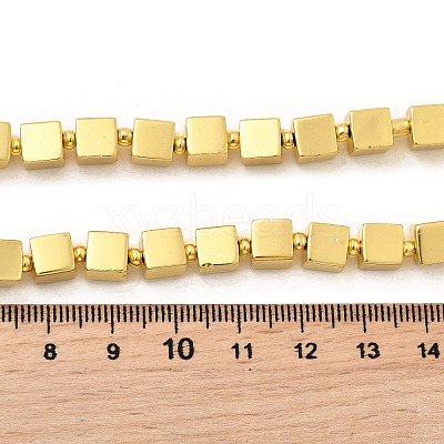 Electroplate Glass Beads Strands EGLA-F166-03A-G-1