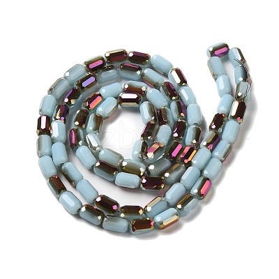 Electroplate Glass Beads Strands EGLA-D031-01-10-1