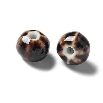 Vintage Porcelain Pumpkin Beads PORC-L080-H04-1