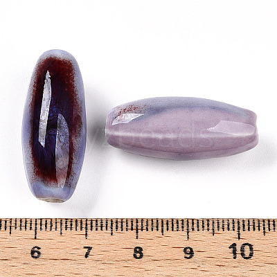 Handmade Porcelain Beads PORC-N008-07O-1
