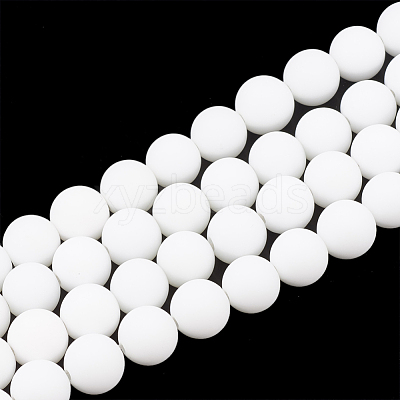 Opaque Glass Beads Strands G-T106-335-1