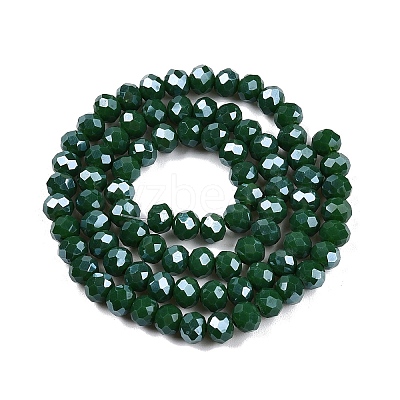 Electroplate Glass Beads Strands EGLA-A044-P6mm-A09-1