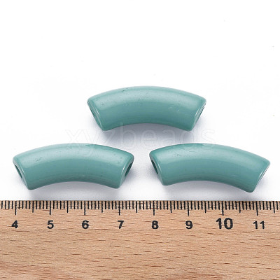 Opaque Acrylic Beads MACR-S372-001B-15-4712-1