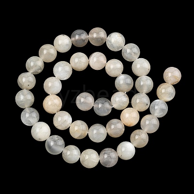 Natural White Moonstone Beads Strands G-C277-A01-10mm-1