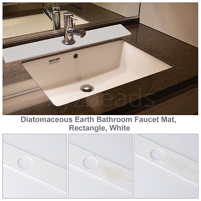 Diatomaceous Earth Bathroom Faucet Mat FIND-WH0139-816B-1