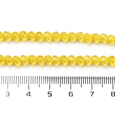 Transparent Glass Beads Strands EGLA-A035-T4mm-D03-1