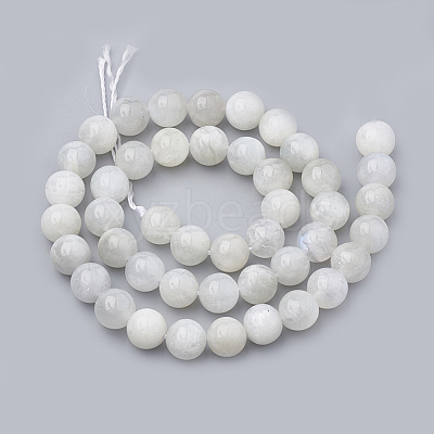 Natural Rainbow Moonstone Beads Strands G-S333-10mm-002-1