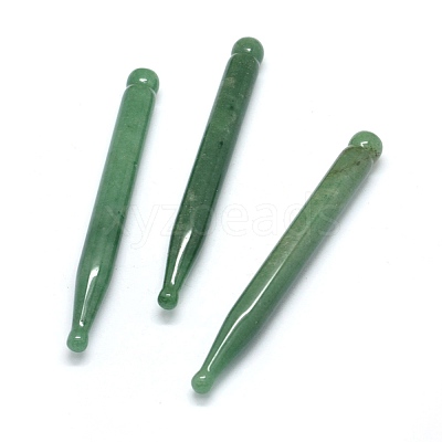 Natural Green Aventurine Massage Sticks G-O175-03B-1