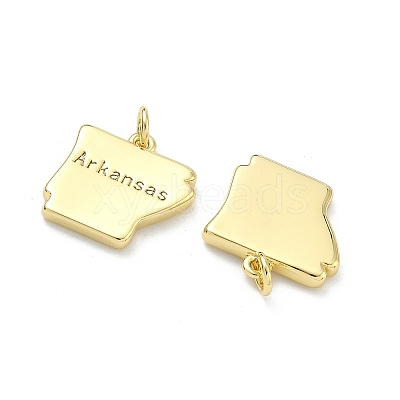 Brass Pendants KK-D229-22I-G-1