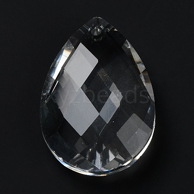 Transparent Glass Pendants GLAA-R223-03A-1