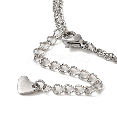 304 Stainless Steel 2-strand Chain Bracelets BJEW-L673-024P-1