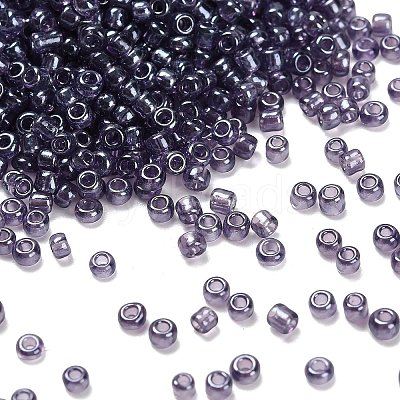Transparent Colours Glass Seed Beads SEED-H004-01C-1
