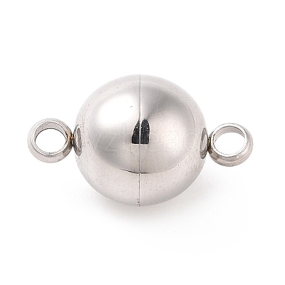 Tarnish Resistant 304 Stainless Steel Magnetic Clasps X-STAS-I137-07C-1